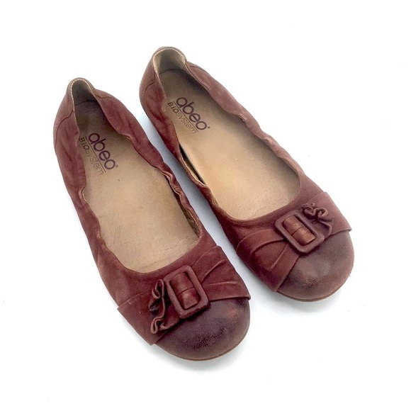 Abeo Tabitha Leather Ballet Flats 9.5 - Picture 1 of 12